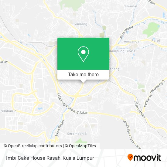 Imbi Cake House Rasah map