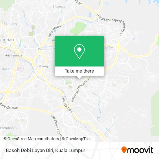 Basoh Dobi Layan Diri map