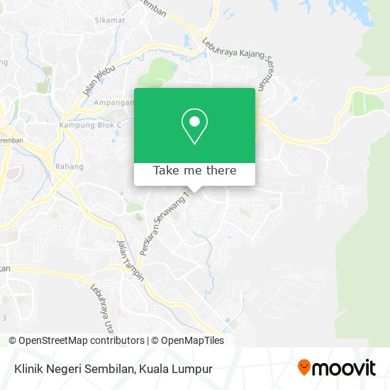 Klinik Negeri Sembilan map