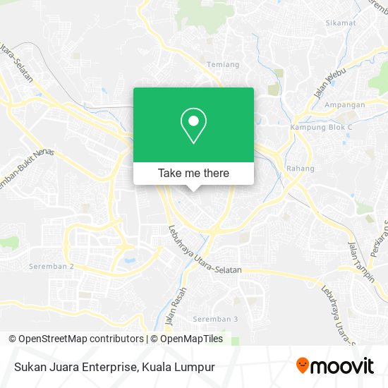 Sukan Juara Enterprise map