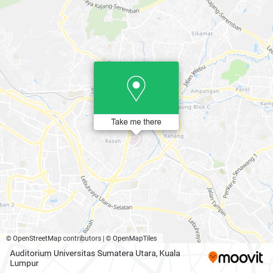 Peta Auditorium Universitas Sumatera Utara