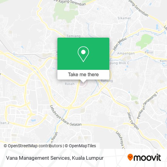 Vana Management Services map