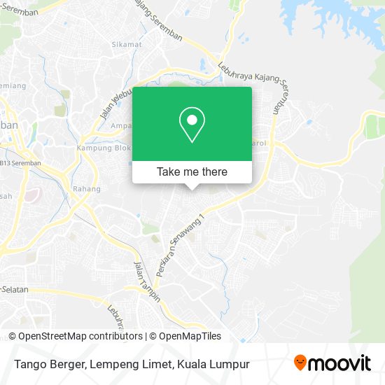 Peta Tango Berger, Lempeng Limet