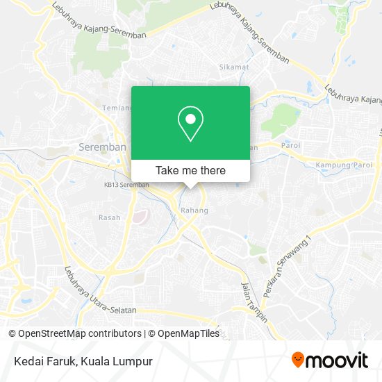 Kedai Faruk map