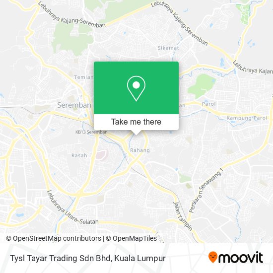 Peta Tysl Tayar Trading Sdn Bhd