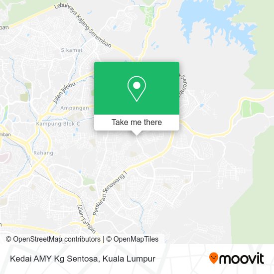 Kedai AMY Kg Sentosa map