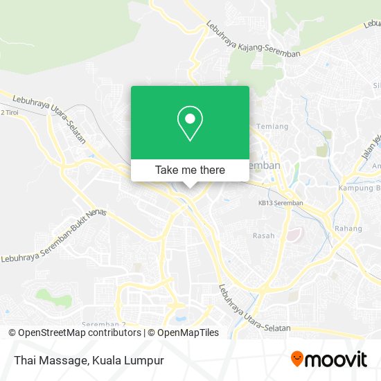 Thai Massage map