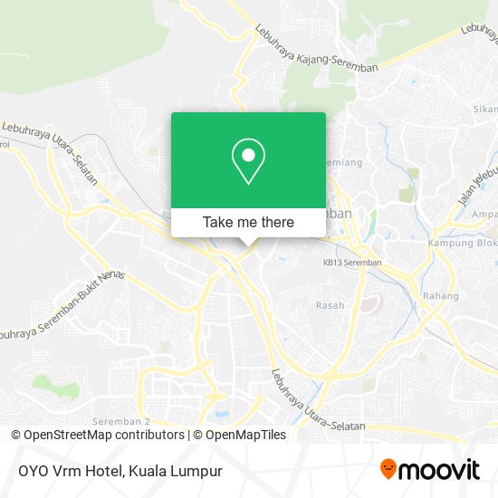 OYO Vrm Hotel map