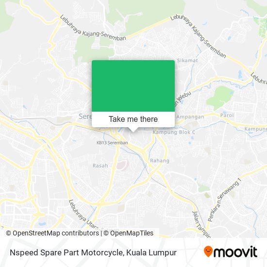 Nspeed Spare Part Motorcycle map