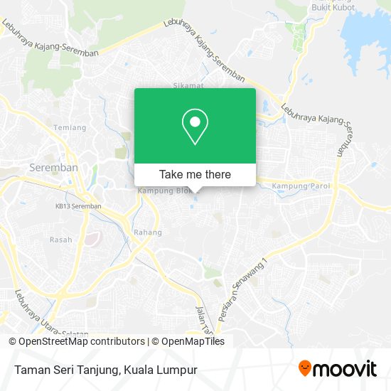 Peta Taman Seri Tanjung