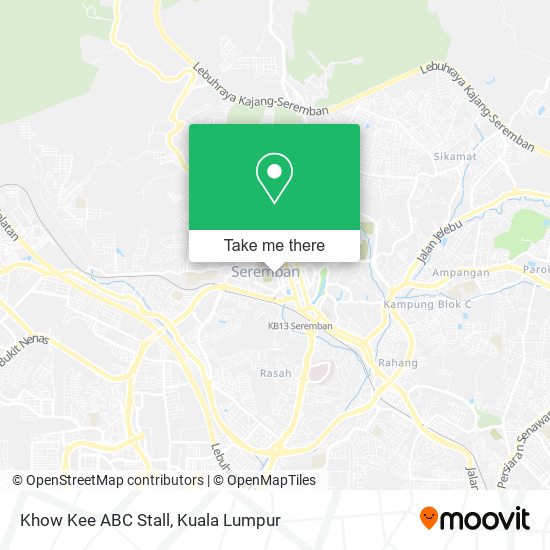Khow Kee ABC Stall map