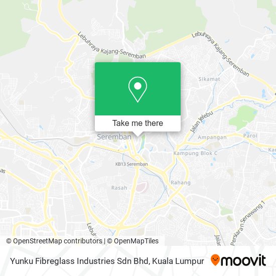 Yunku Fibreglass Industries Sdn Bhd map