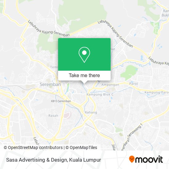 Sasa Advertising & Design map
