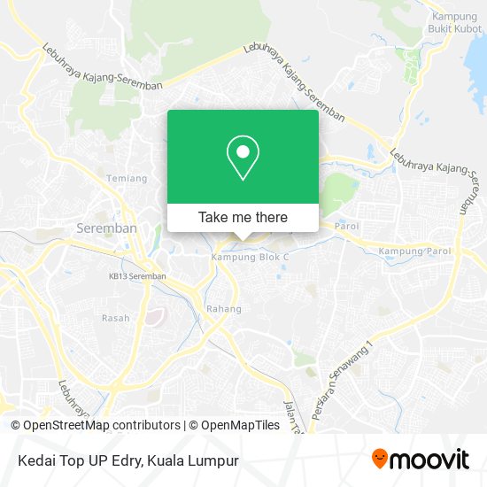 Kedai Top UP Edry map