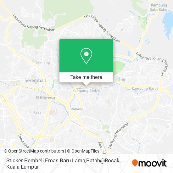 Sticker Pembeli Emas Baru Lama,Patah@Rosak map