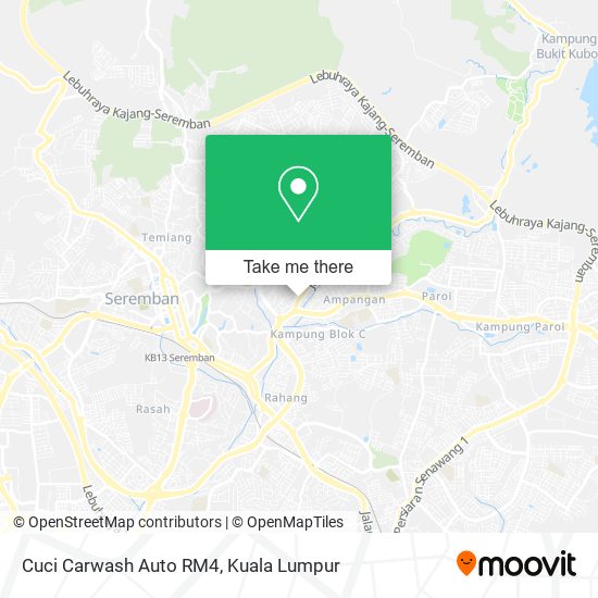 Cuci Carwash Auto RM4 map