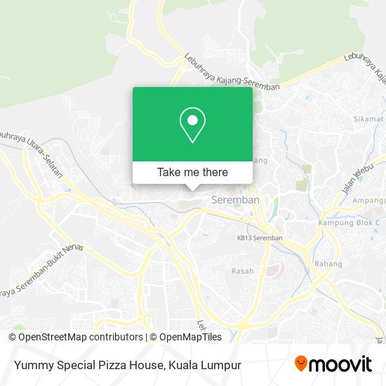 Yummy Special Pizza House map