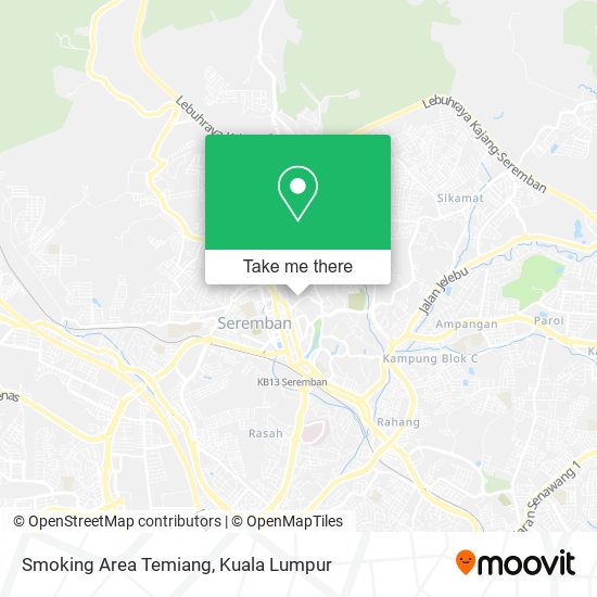 Smoking Area Temiang map