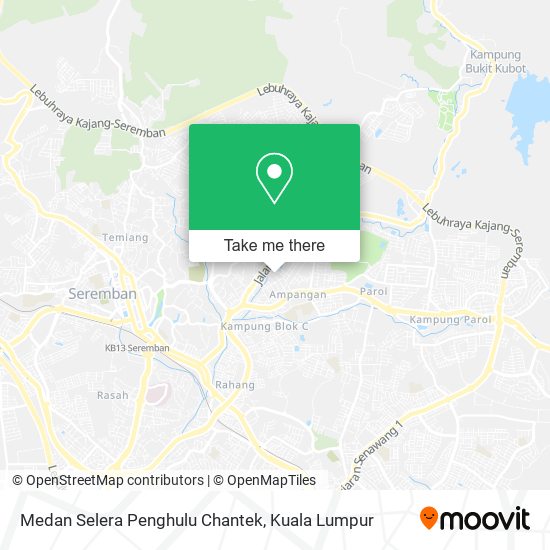 Medan Selera Penghulu Chantek map