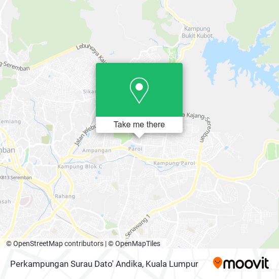 Perkampungan Surau Dato' Andika map