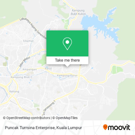 Peta Puncak Turrsina Enterprise