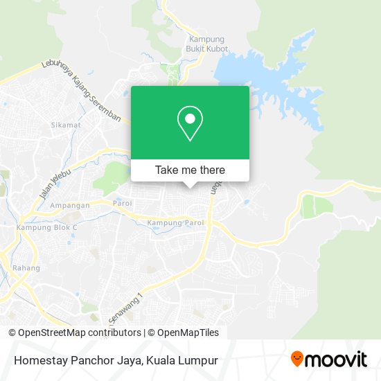 Homestay Panchor Jaya map