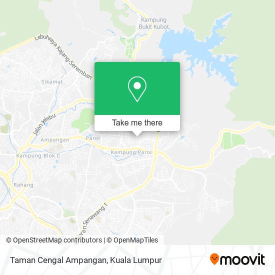 Taman Cengal Ampangan map