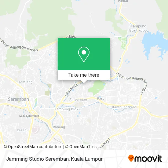 Peta Jamming Studio Seremban