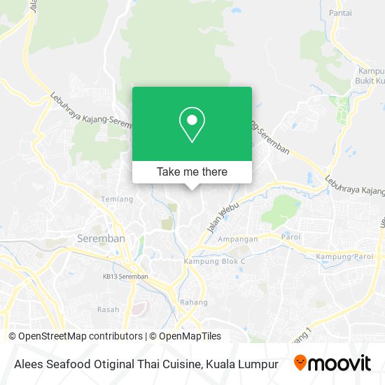 Alees Seafood Otiginal Thai Cuisine map