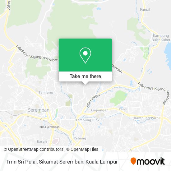 Tmn Sri Pulai, Sikamat Seremban map