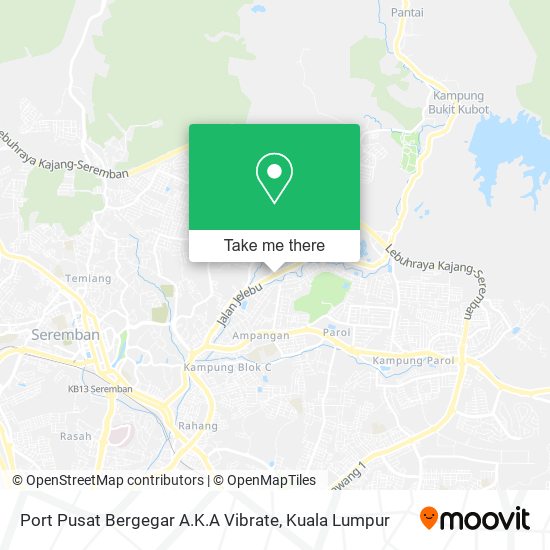 Port Pusat Bergegar A.K.A Vibrate map