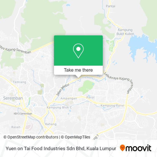 Yuen on Tai Food Industries Sdn Bhd map