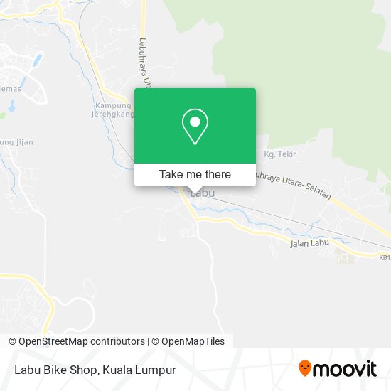 Labu Bike Shop map