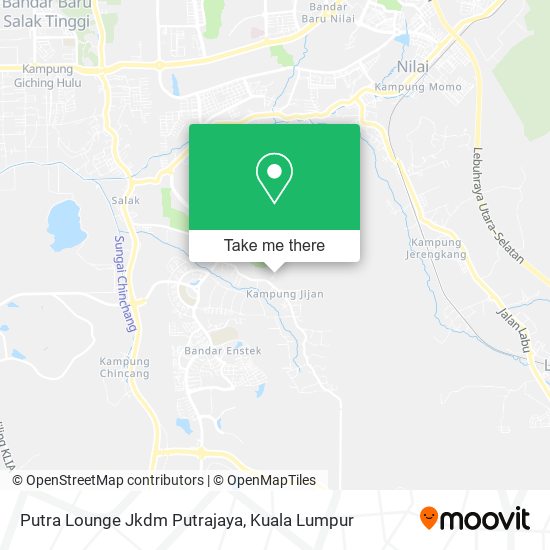 Peta Putra Lounge Jkdm Putrajaya
