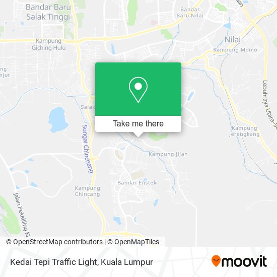 Kedai Tepi Traffic Light map