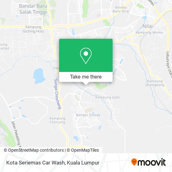 Kota Seriemas Car Wash map