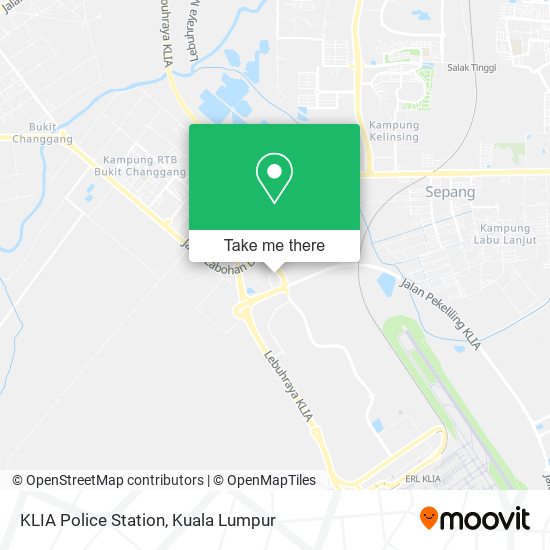 KLIA Police Station map