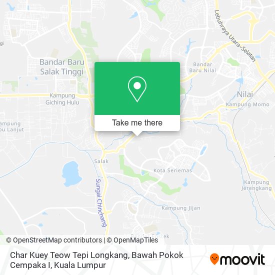 Char Kuey Teow Tepi Longkang, Bawah Pokok Cempaka I map