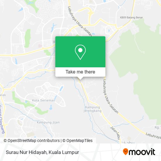 Surau Nur Hidayah map