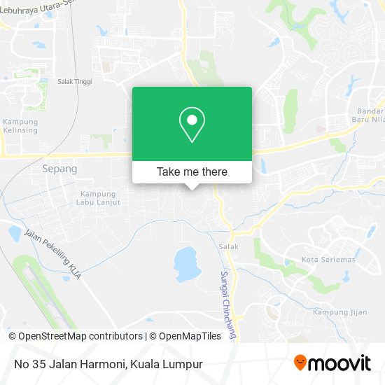 No 35 Jalan Harmoni map