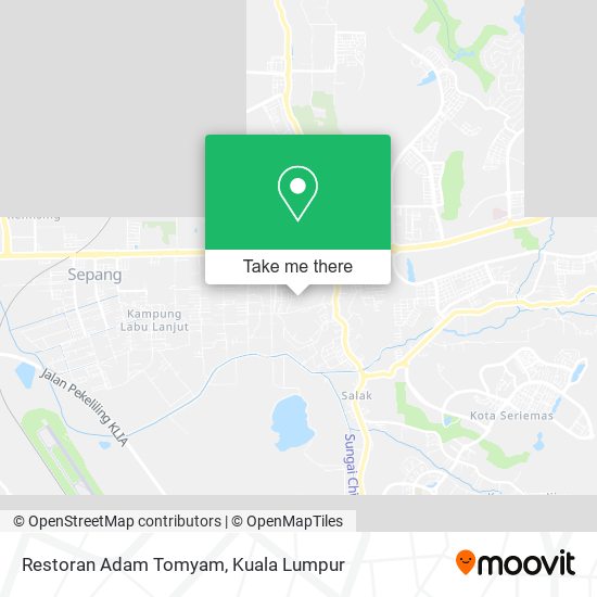 Restoran Adam Tomyam map