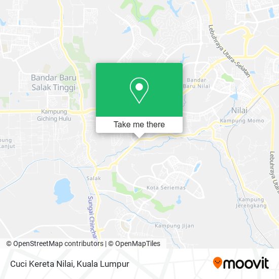 Cuci Kereta Nilai map