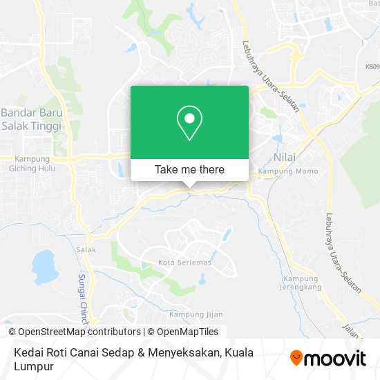 Kedai Roti Canai Sedap & Menyeksakan map