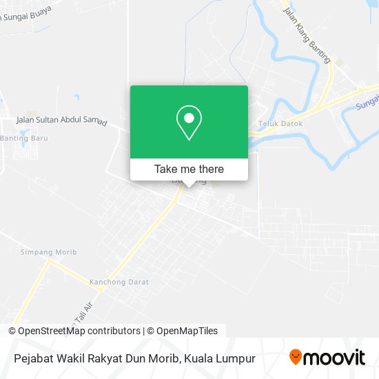 Pejabat Wakil Rakyat Dun Morib map