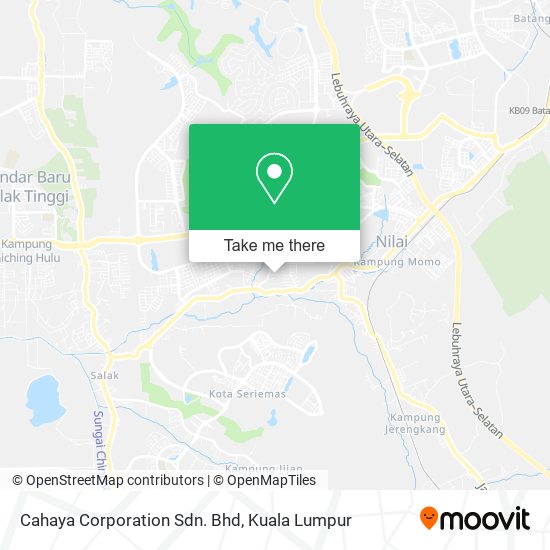 Cahaya Corporation Sdn. Bhd map