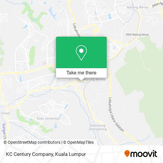 KC Century Company map