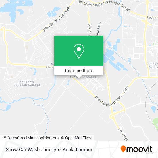 Snow Car Wash Jam Tyre map