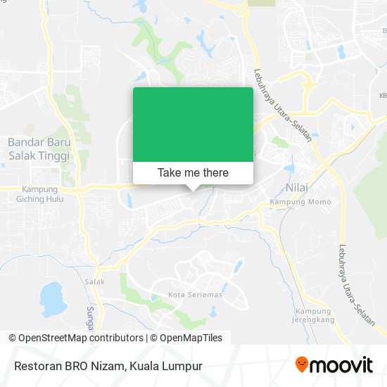 Restoran BRO Nizam map