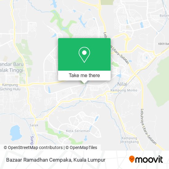 Peta Bazaar Ramadhan Cempaka