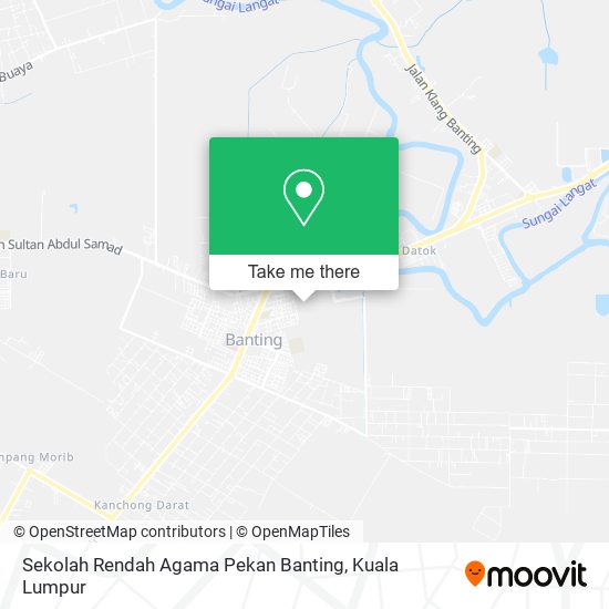 Sekolah Rendah Agama Pekan Banting map